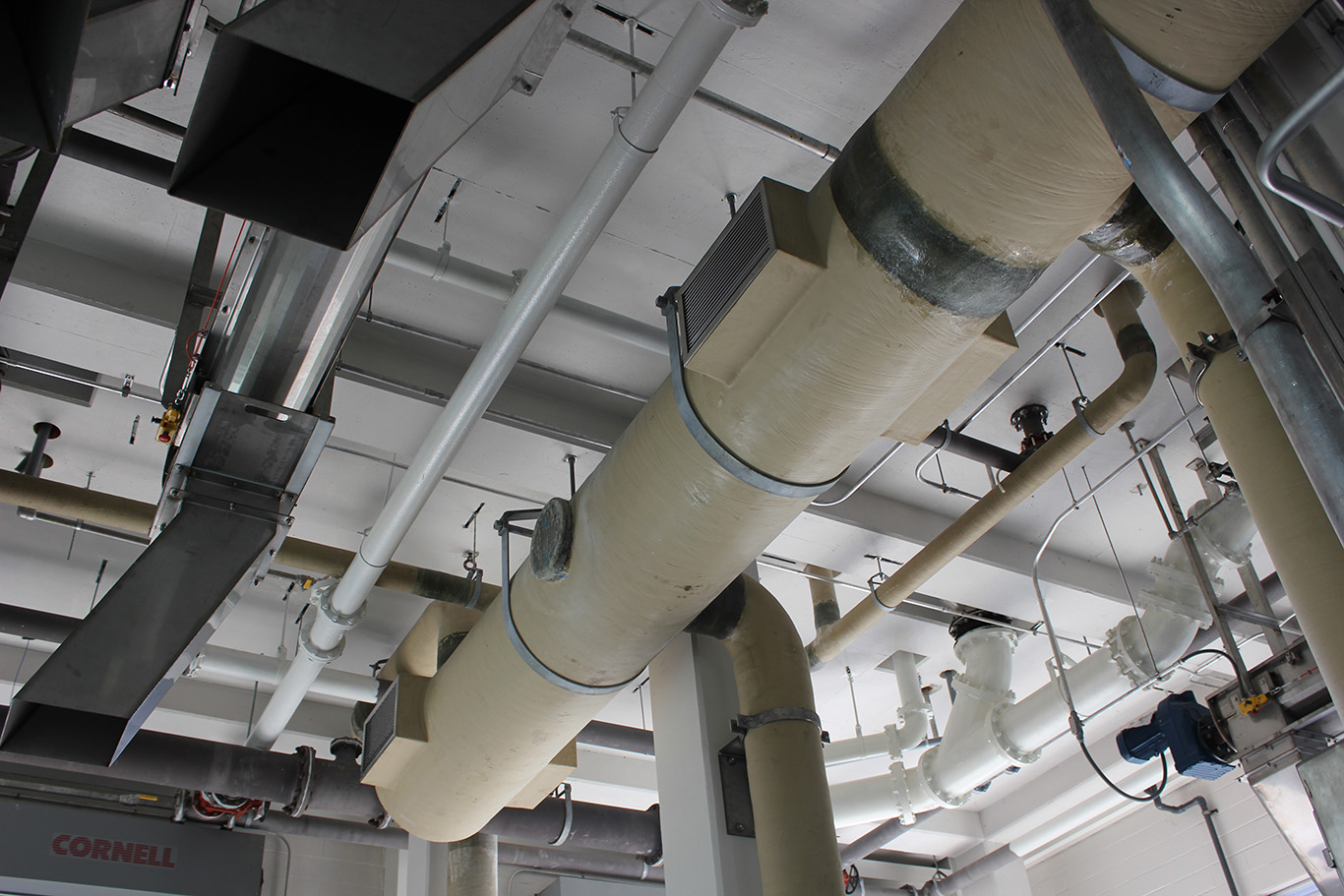 Fiberglass Odor Control Duct Work Seams Fiberglass Odor Control Duct Work Seams